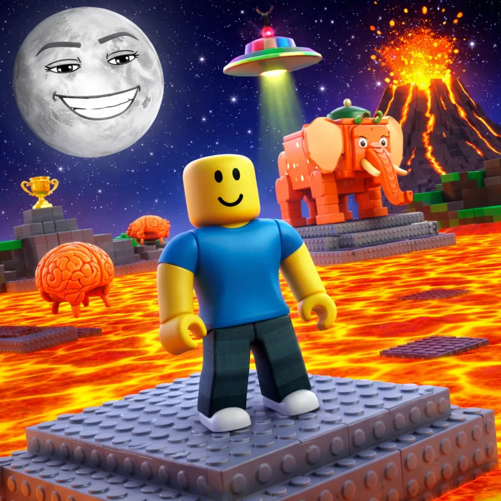 Survive Lava For Brainrots