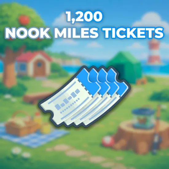 1,200 Nook Miles Tickets