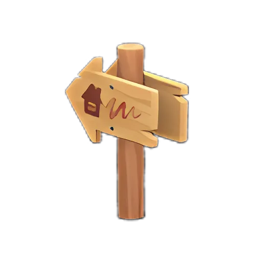 Angled Signpost
