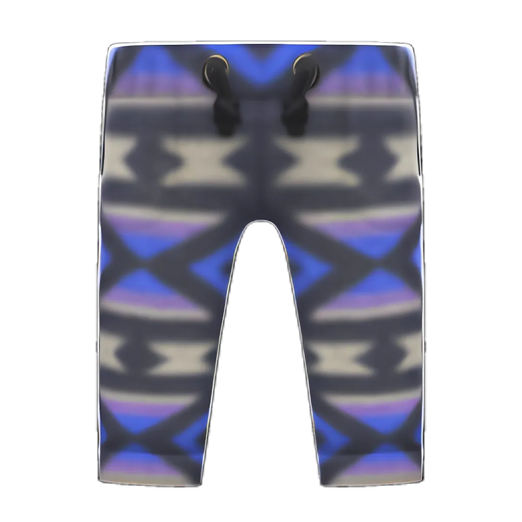 Geometric-Print Pants