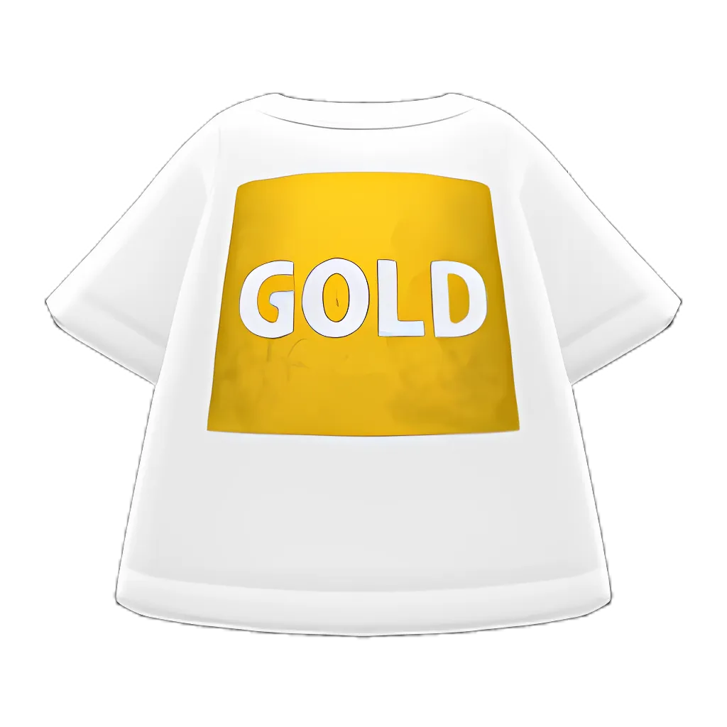 Gold-Print Tee