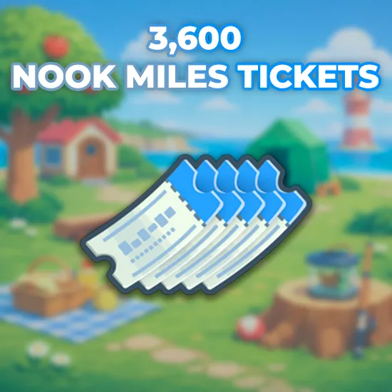 3,600 Nook Miles Tickets