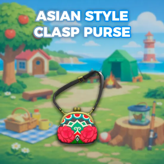 Asian-Style Clasp Purse