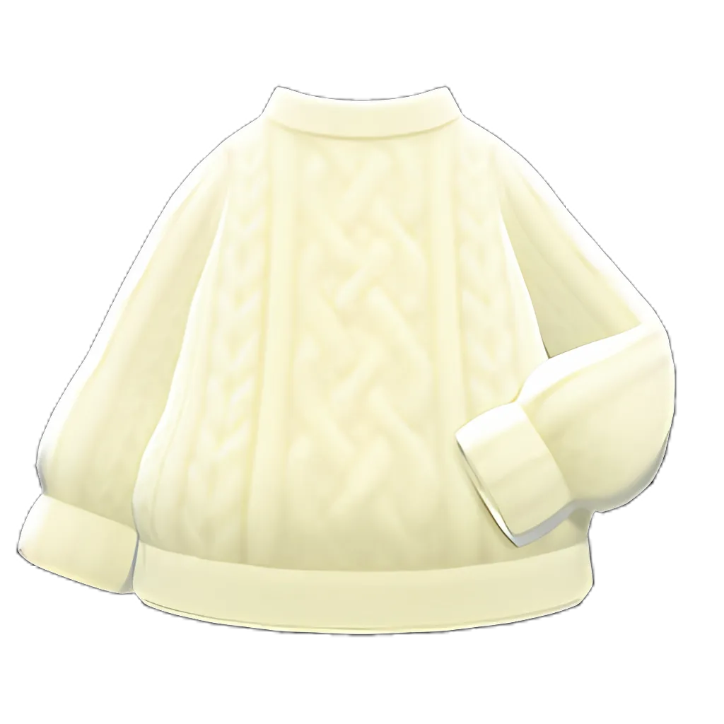 Aran-Knit Sweater