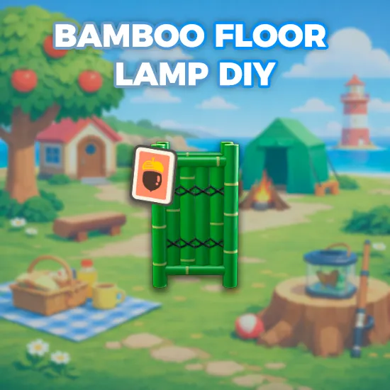 Bamboo Floor Lamp DIY