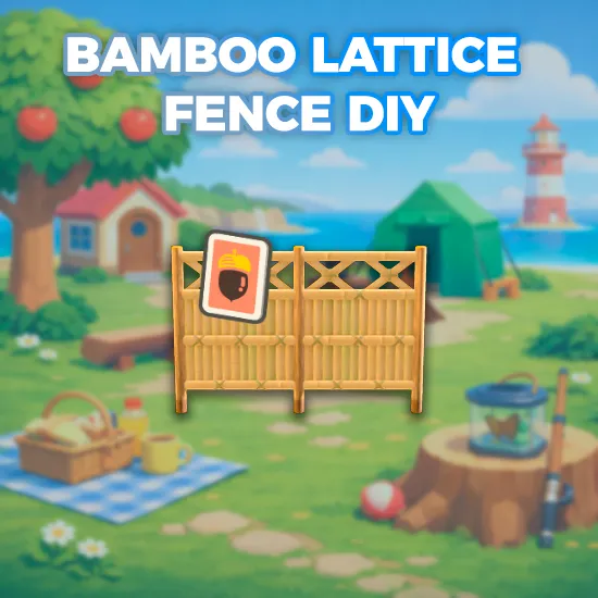 Bamboo Lattice Fence DIY