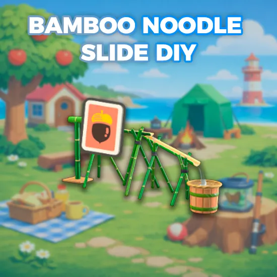 Bamboo Noodle Slide DIY