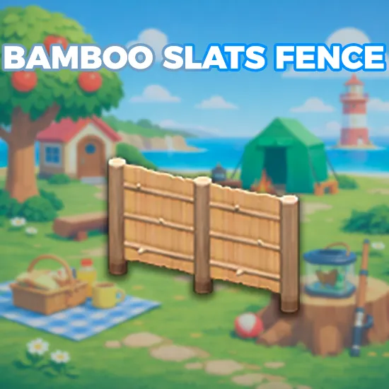 Bamboo-Slats Fence
