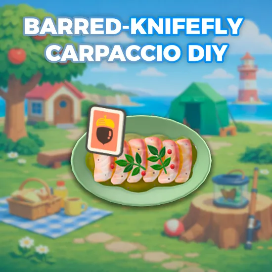 Barred-Knifefly Carpaccio DIY