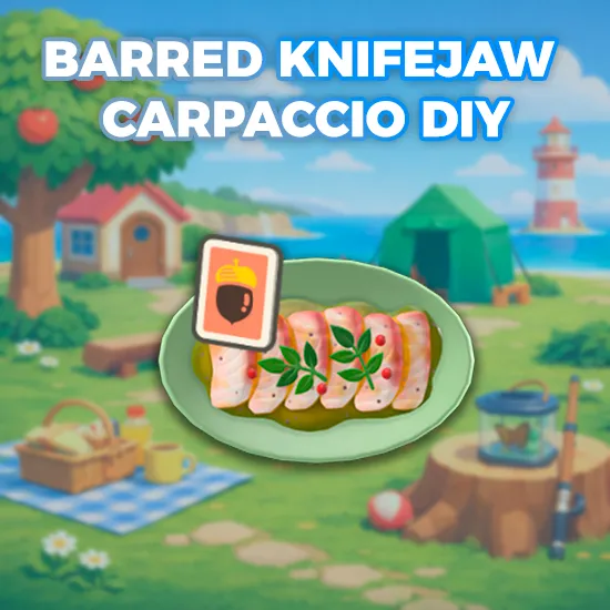 Barred-Knifejaw Carpaccio DIY