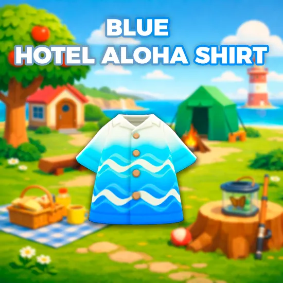 Blue Hotel Aloha Shirt
