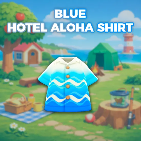 Blue Hotel Aloha Shirt
