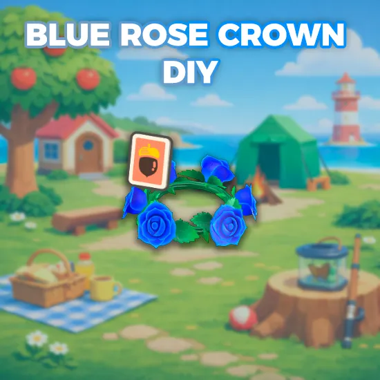 Blue Rose Crown DIY