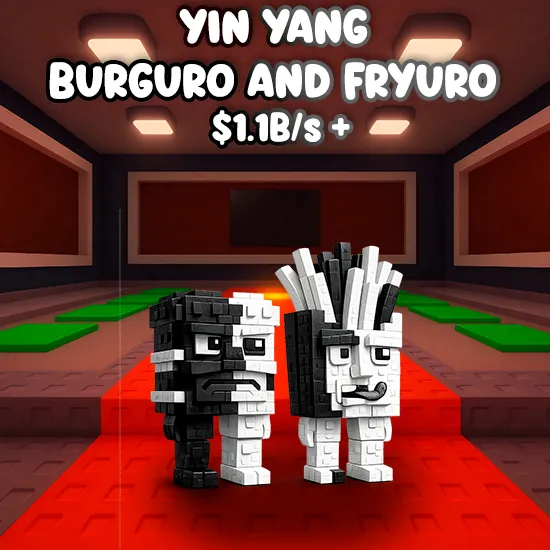 Yin Yang Burguro and Fryuro $1.1B/s +