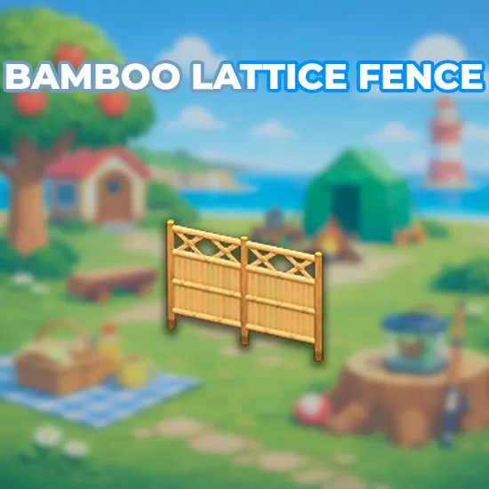 Bamboo Lattice Fence