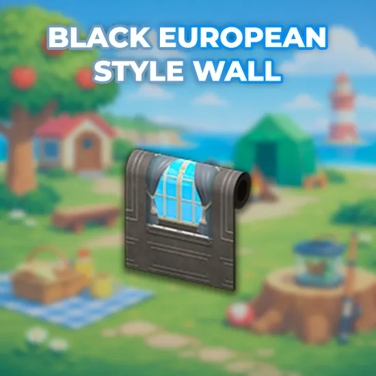 Black European Style Wall