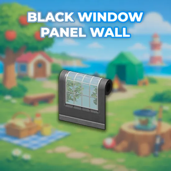 Black Window Panel Wall