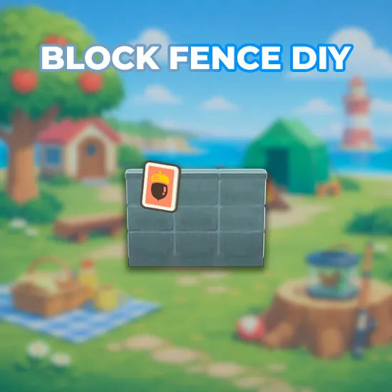 Block Fence DIY