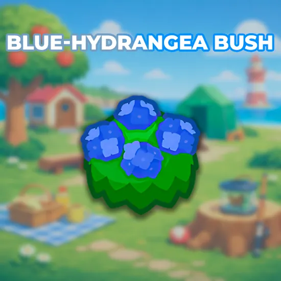 Blue-Hydrangea Bush