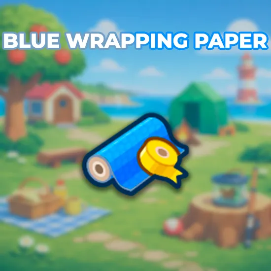 Blue Wrapping Paper