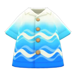 Blue Hotel Aloha Shirt