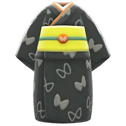 Butterfly Visiting Kimono