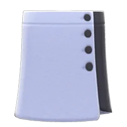 Buttoned Wraparound Skirt
