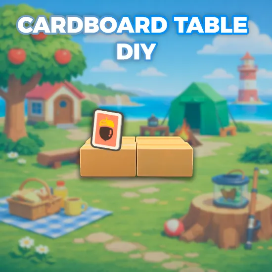Cardboard Table DIY