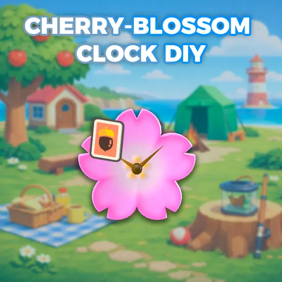 Cherry-Blossom Clock DIY