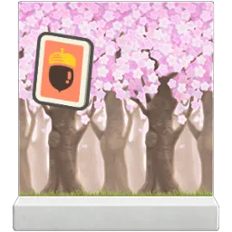 Cherry-Blossom-Trees Wall DIY