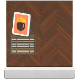 Chocolate Herringbone Wall DIY