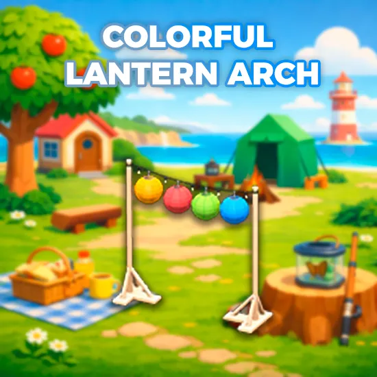 Colorful-Lantern Arch