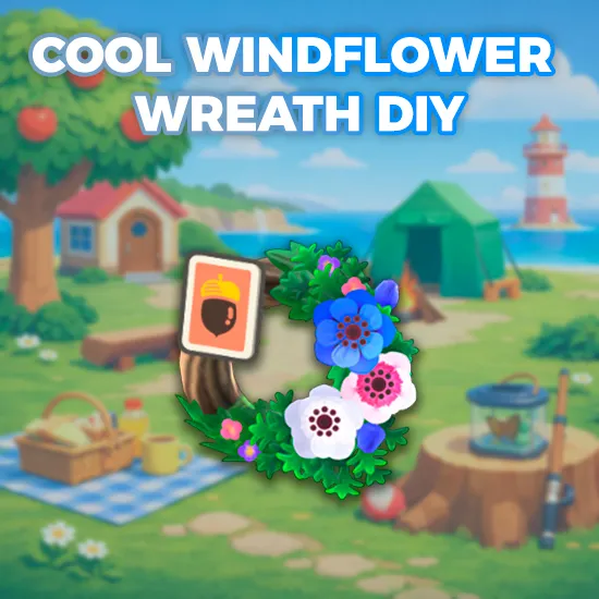 Cool Windflower Wreath DIY