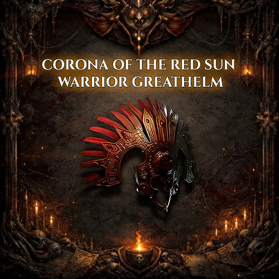 Corona of the Red Sun Warrior Greathelm