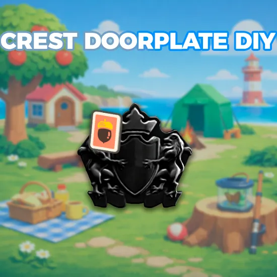Crest Doorplate DIY