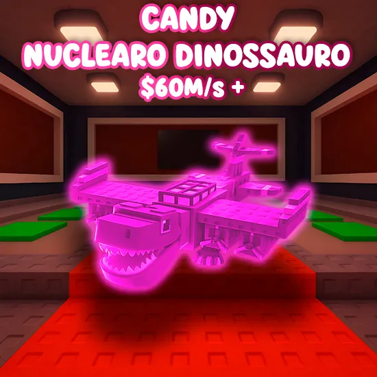 Candy Nuclearo Dinossauro 60M/s +