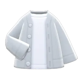 Cardigan-Shirt Combo