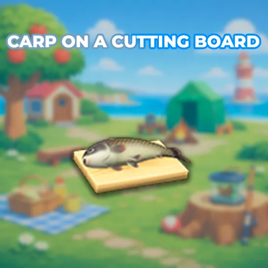 Carp On A Cutting Board
