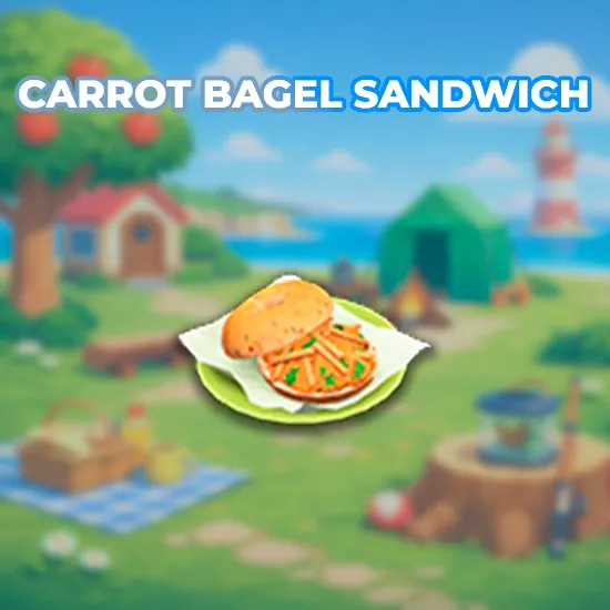 Carrot Bagel Sandwich