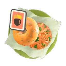 Carrot Bagel Sandwich DIY