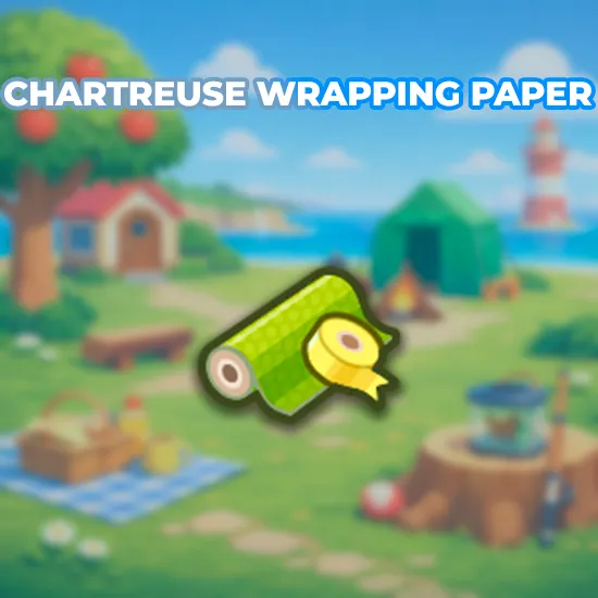 Chartreuse Wrapping Paper