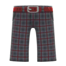 Checked School Pants