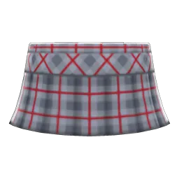 Checked School Skirt