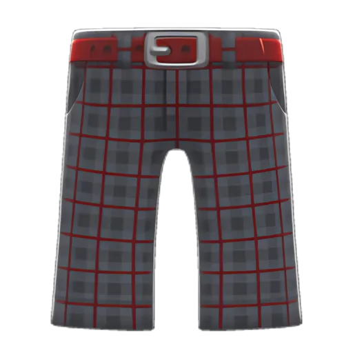 Checkered School Pants