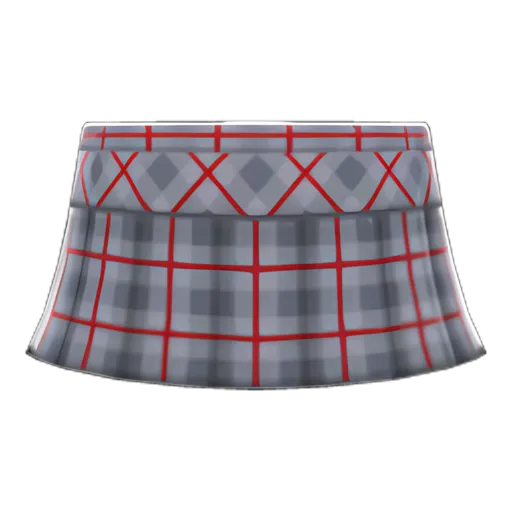 Checkered School Skirt