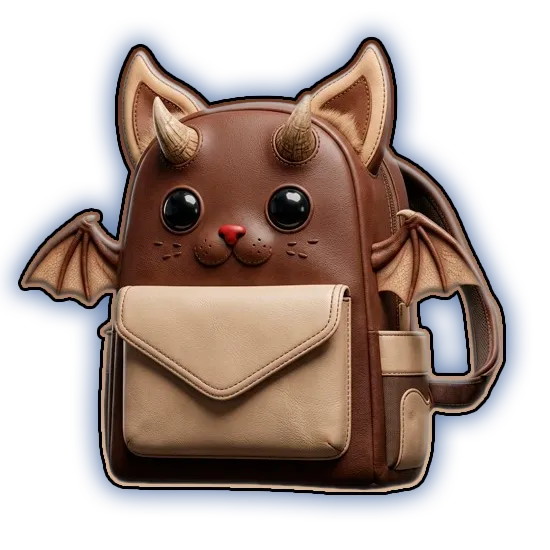Chocolate Chip Bat Dragon Backpack