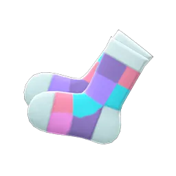 Color-Blocked Socks