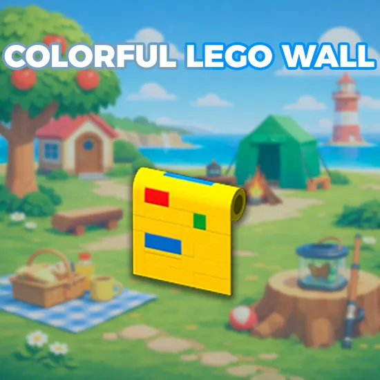Colorful LEGO Wall