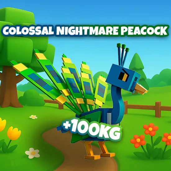 Colossal Nightmare Peacock +100KG