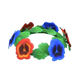 Cool Pansy Crown